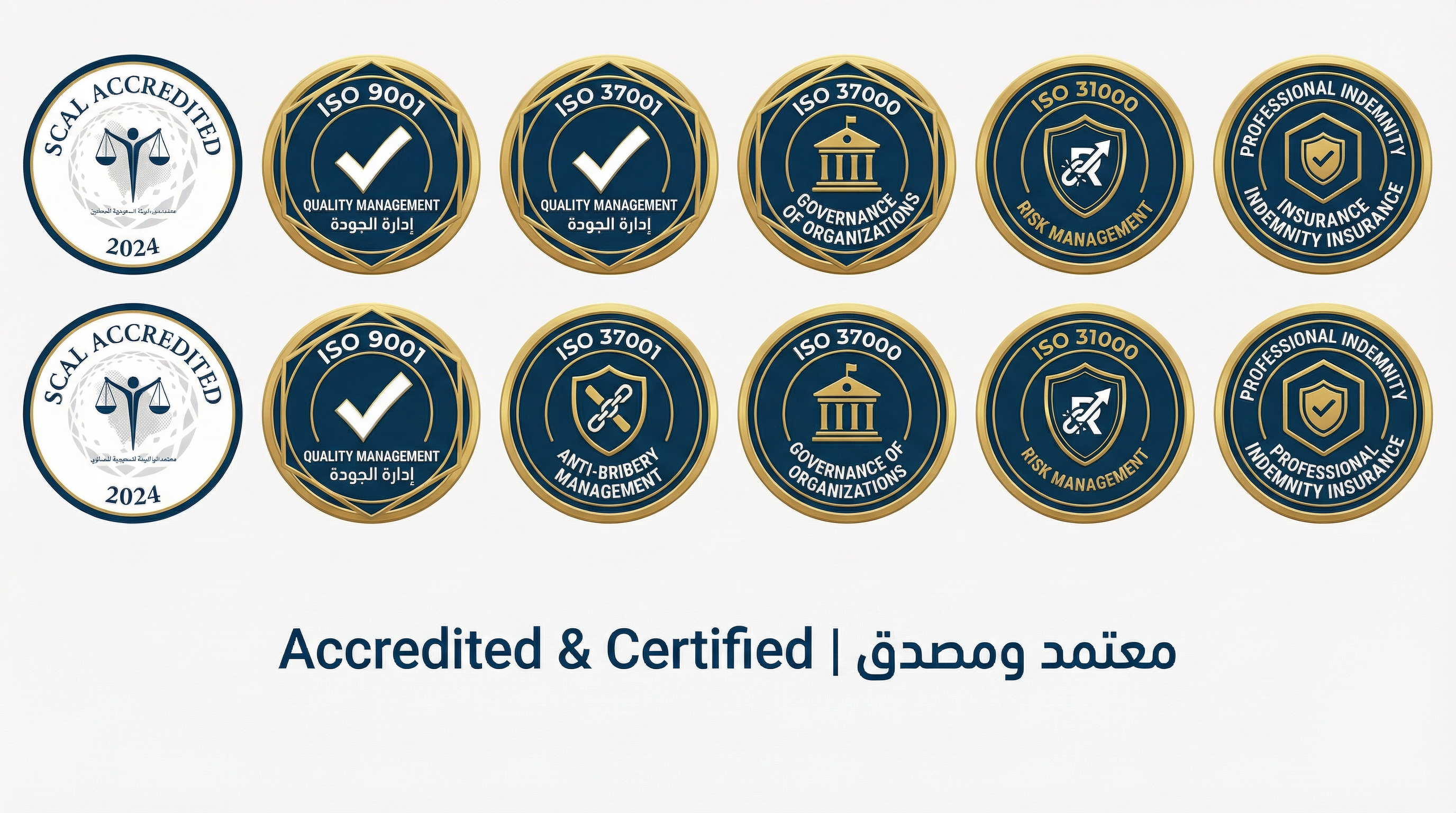 شهادات الجودة والاعتماد